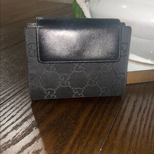 Gucci Vintage GG Canvas and Leather Agenda